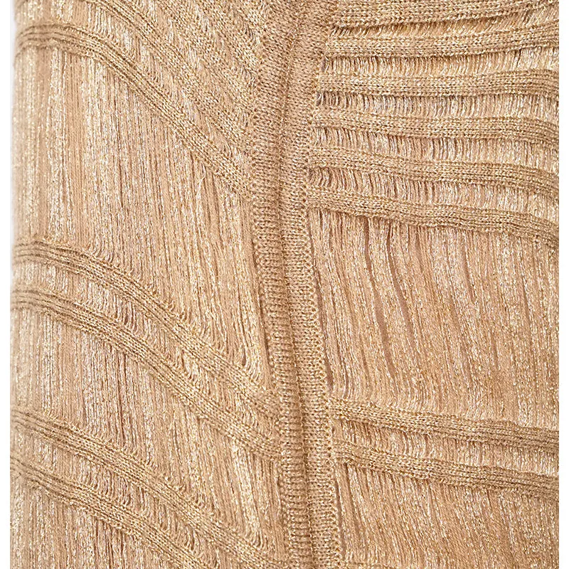 42 NEW $1980 MISSONI Vintage 2009 RUNWAY Gold & Bronze Mohair Wool DRESS & SLIP