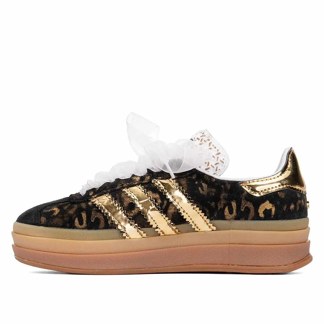 Adidas Gazelle Bold Nere - Leopardate Oro