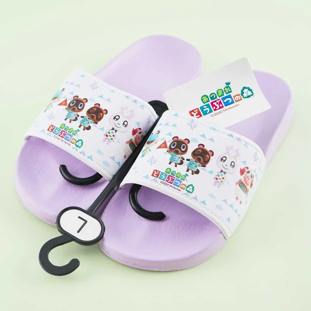 Animal Crossing Indoor Slippers - Purple / Large