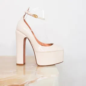 Ankle strap platforms RRP £1000