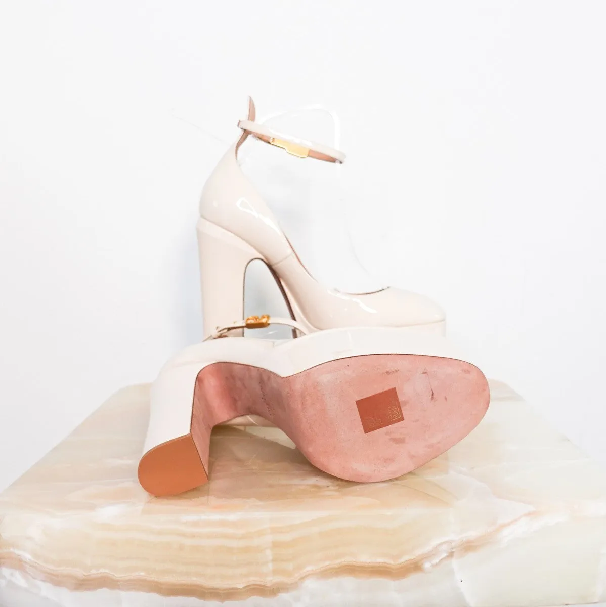 Ankle strap platforms RRP £1000