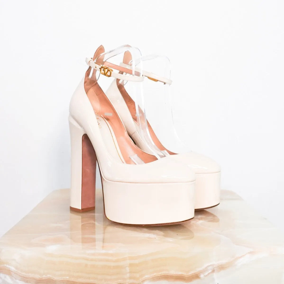 Ankle strap platforms RRP £1000