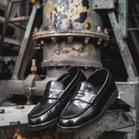 Black Classic Comfort  Leather Loafer Shoe  - Summer 2024 Collection