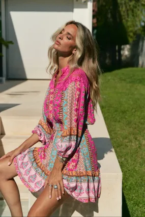 Cedella Print Olivia Mini Dress - Jaase