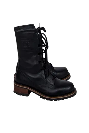 Christian Dior - Black Calfskin Quest 35mm Short Boots Sz 8