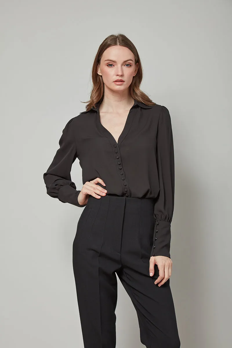Class Apart Patricia Button-Front Top