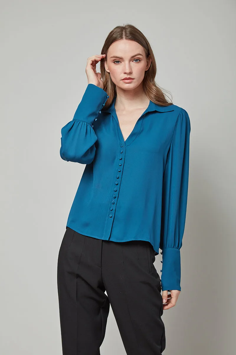 Class Apart Patricia Button-Front Top