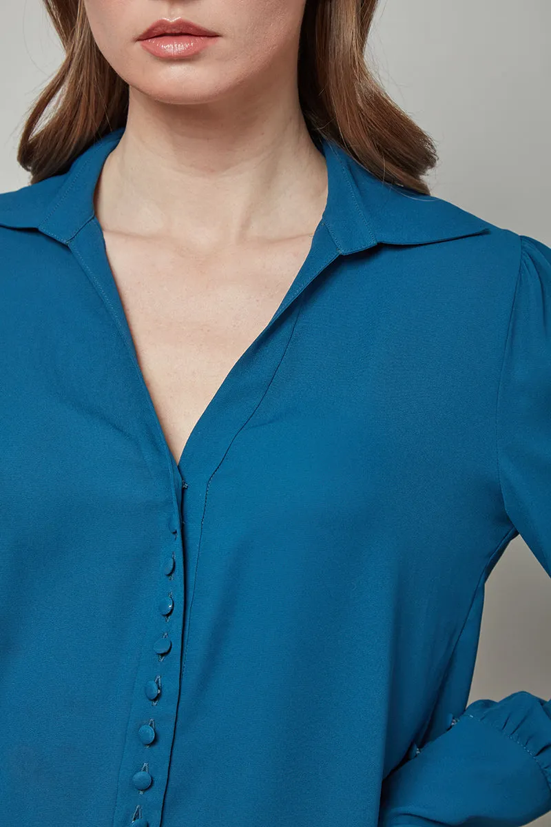 Class Apart Patricia Button-Front Top