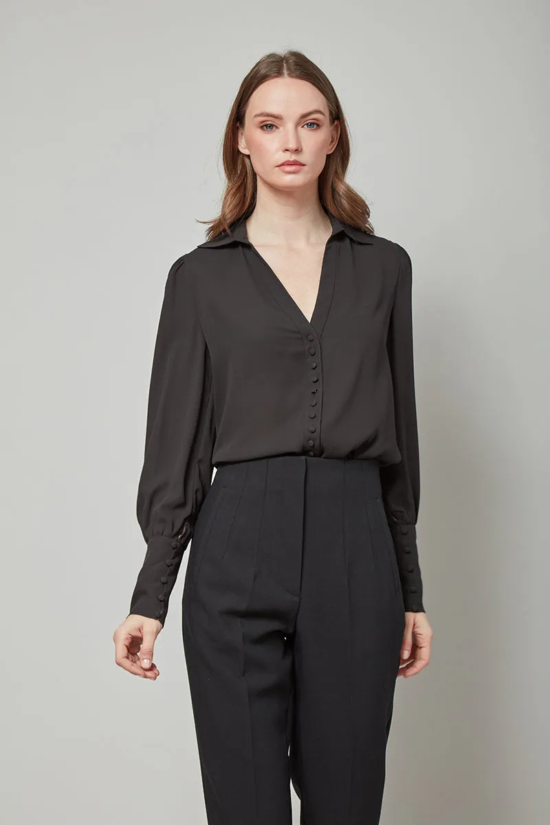 Class Apart Patricia Button-Front Top