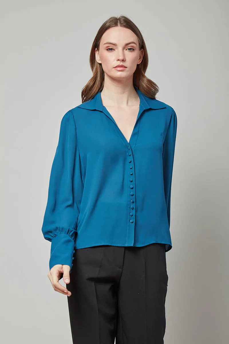 Class Apart Patricia Button-Front Top