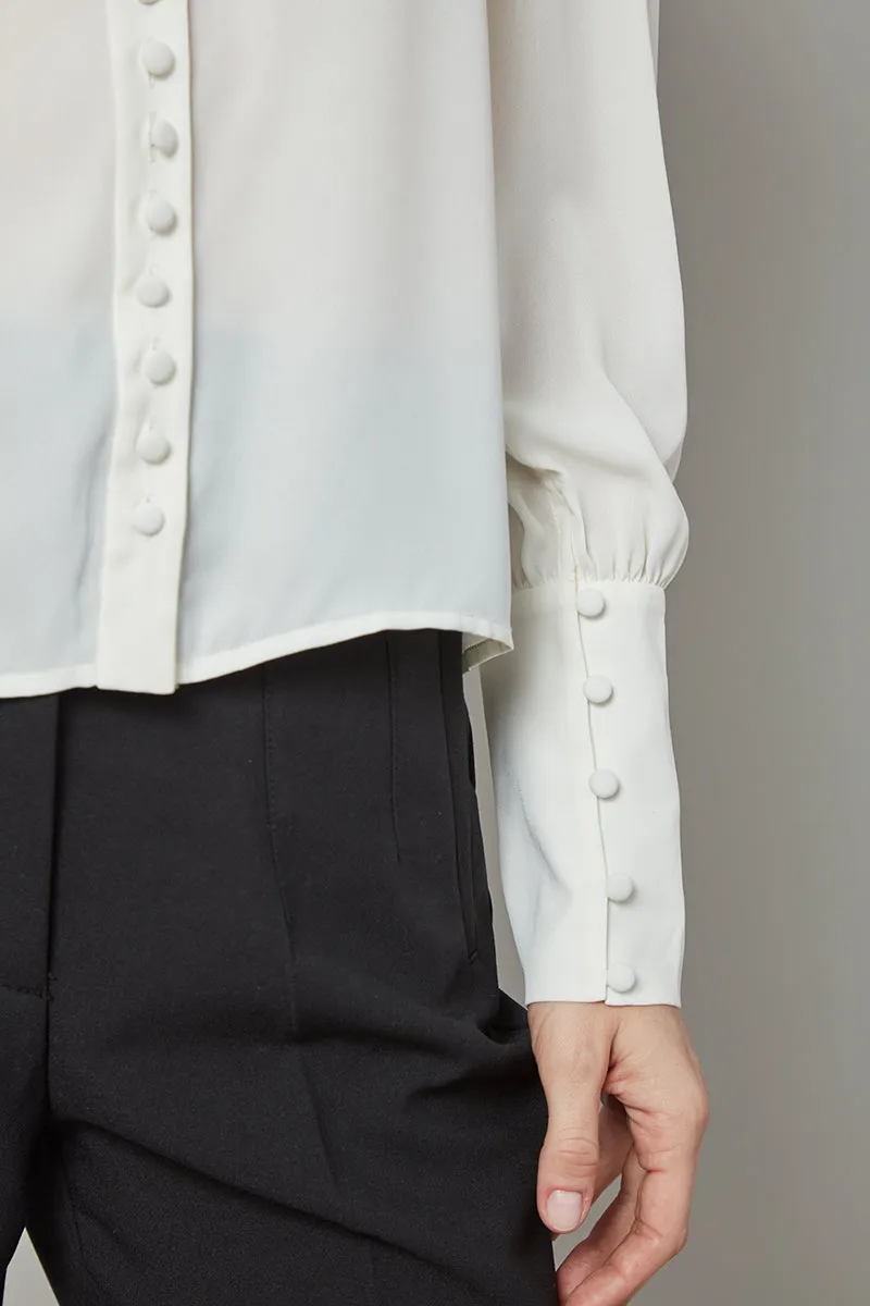 Class Apart Patricia Button-Front Top