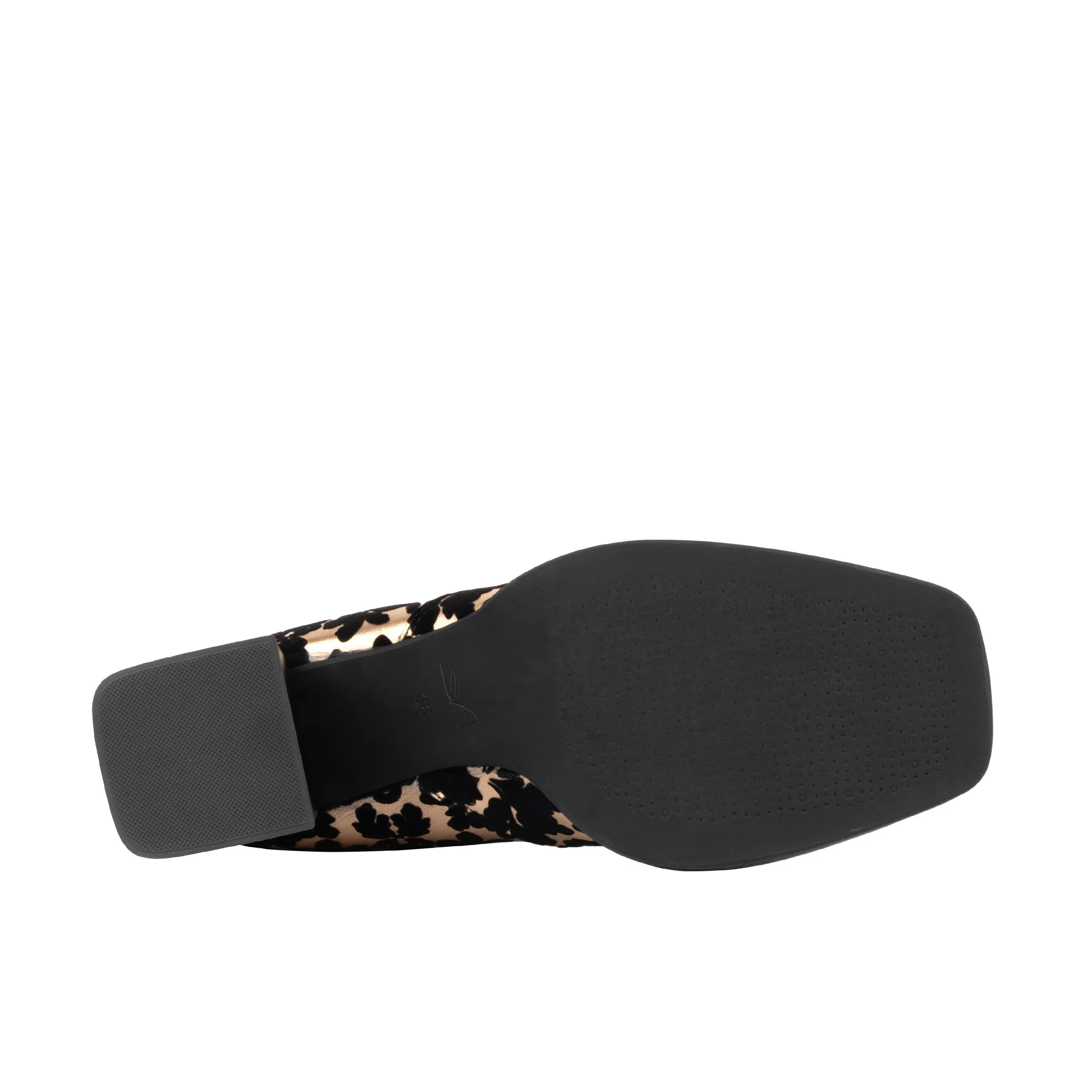 Claudia Mini - Rose Gold - Women's square toe block heel leather chelsea ankle boot