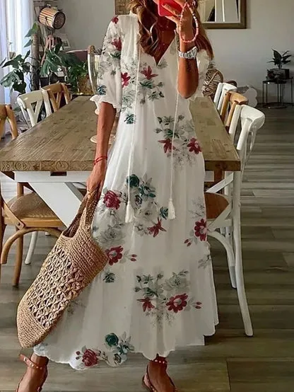 Dahlia™ - Bohemian Tummy-Covering Dress
