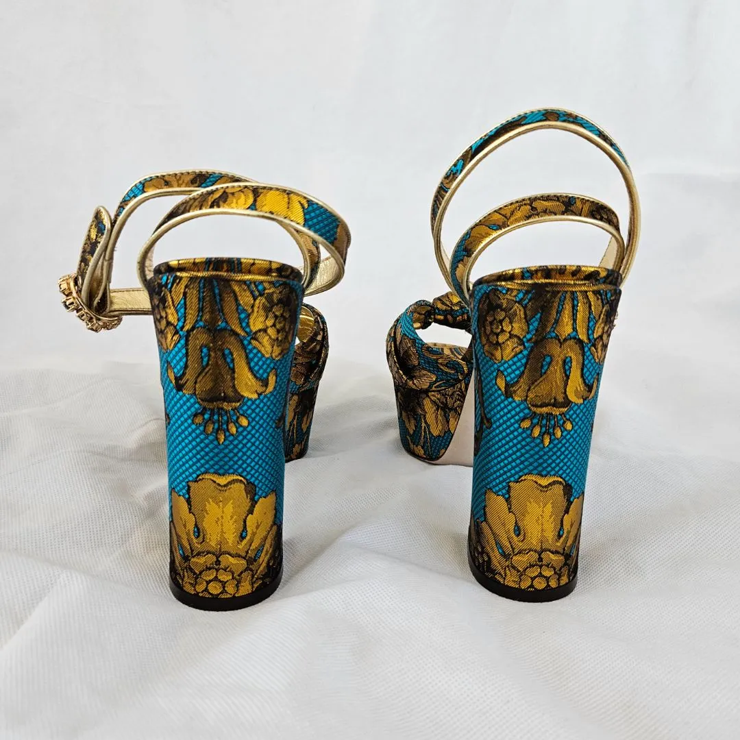 Dolce & Gabbana Dolce & Gabbana Baroque Plateau Sandals Pumps, 39