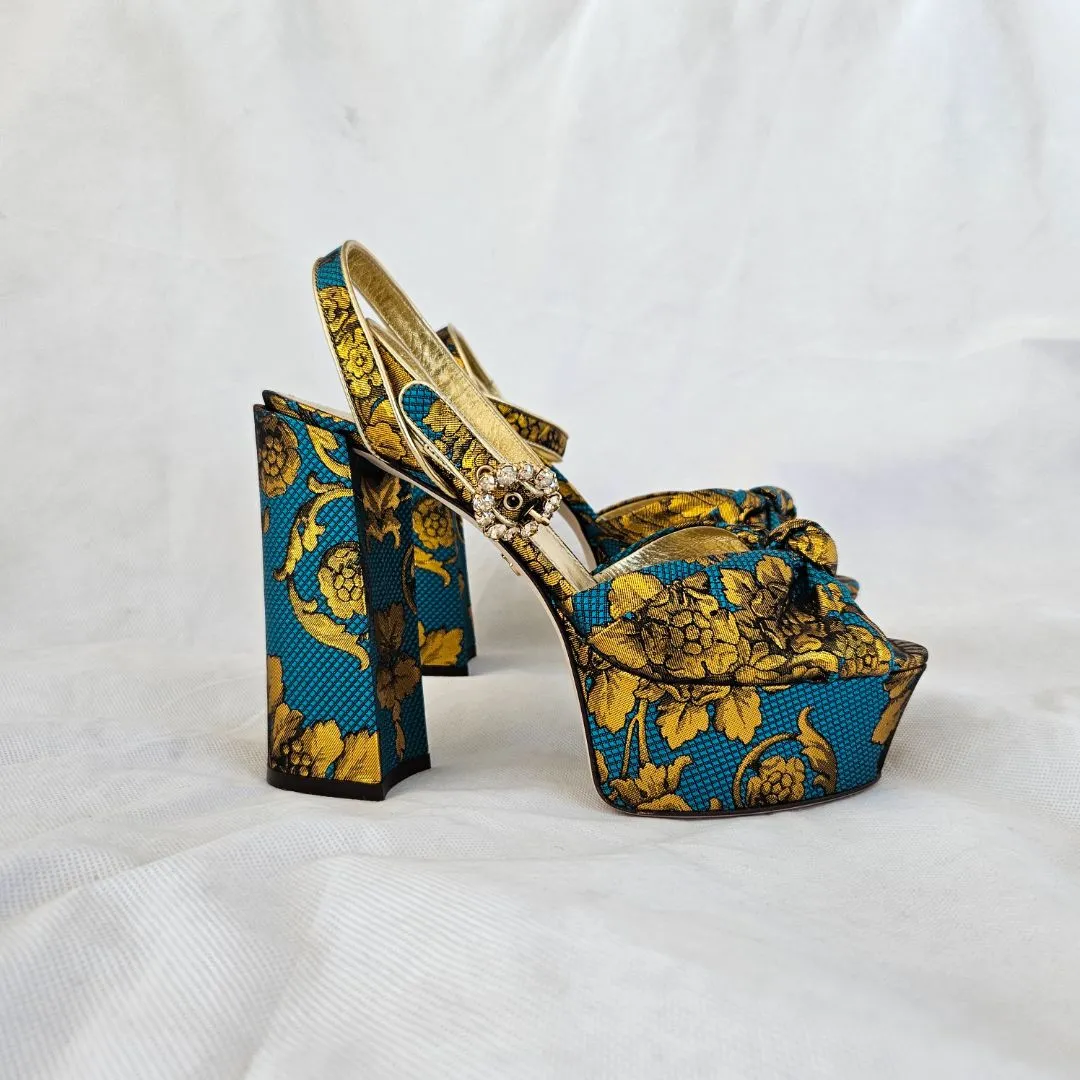 Dolce & Gabbana Dolce & Gabbana Baroque Plateau Sandals Pumps, 39