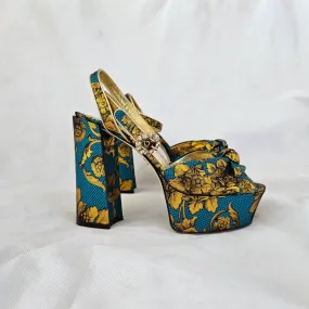 Dolce & Gabbana Dolce & Gabbana Baroque Plateau Sandals Pumps, 39