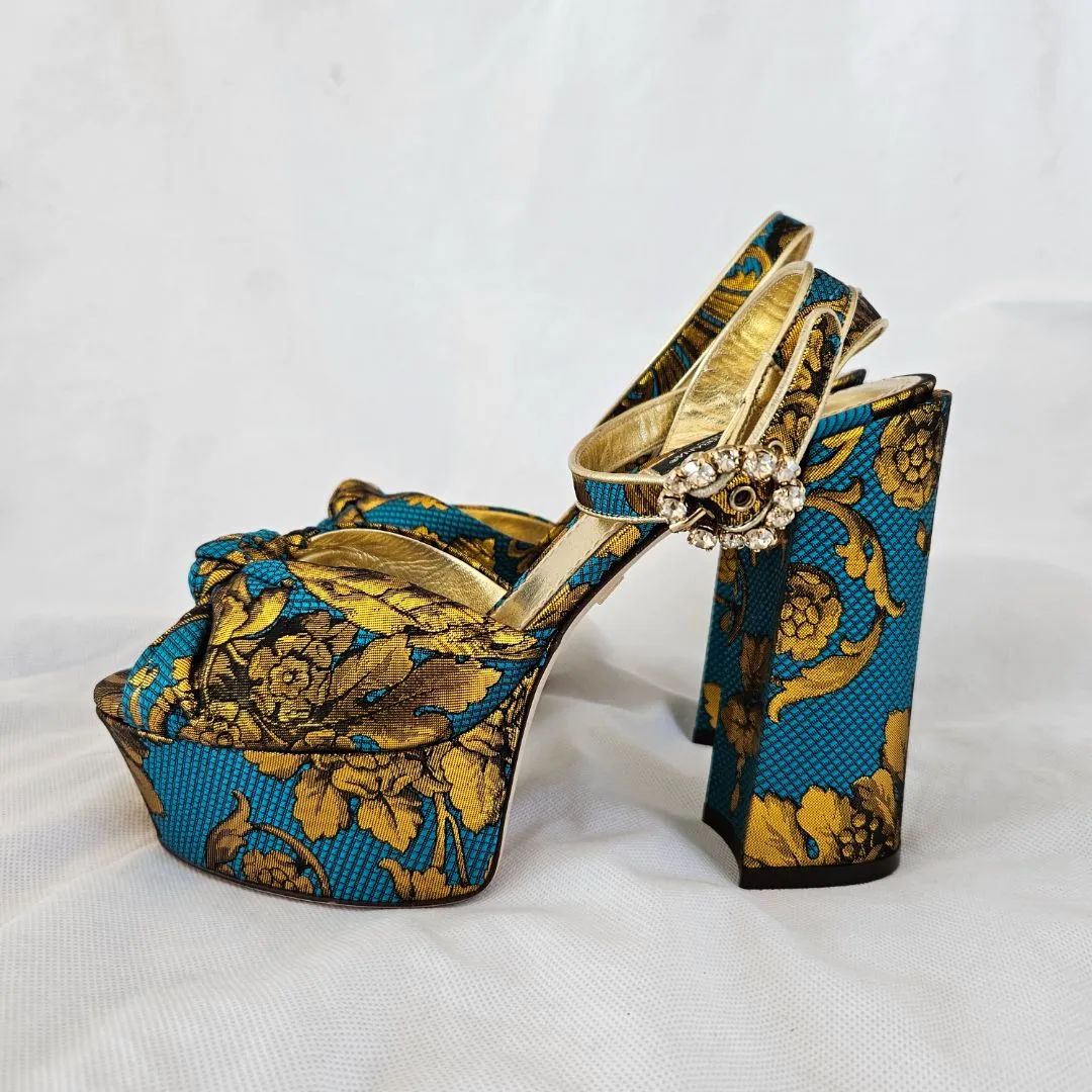 Dolce & Gabbana Dolce & Gabbana Baroque Plateau Sandals Pumps, 39