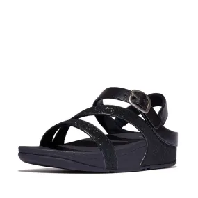 FitFlop Skinny II Glitterdust Z Strap Sandals - Midnight Navy