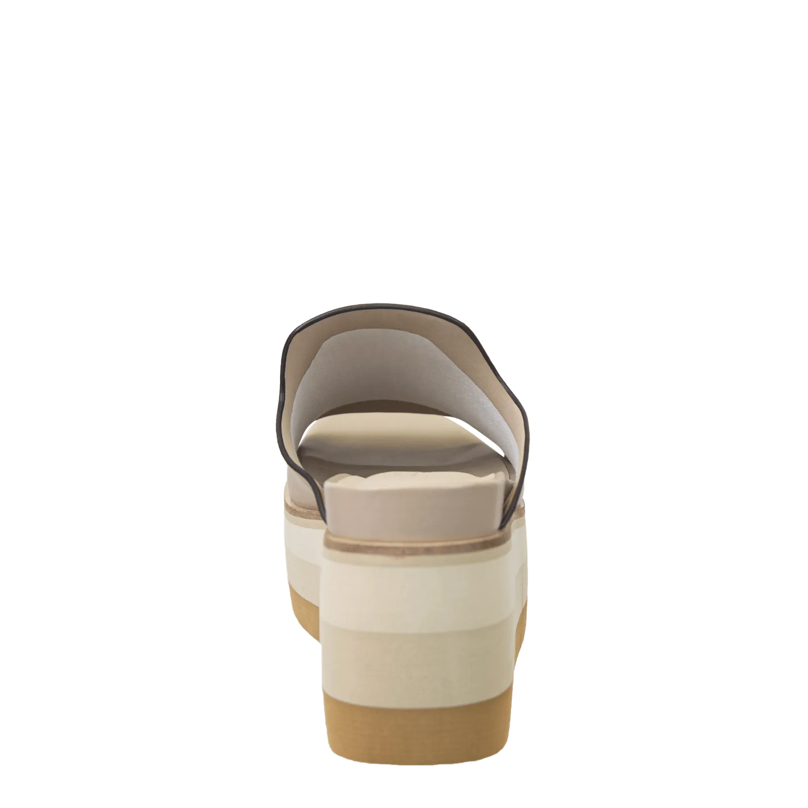 FLOW in BEIGE Platform Sandals