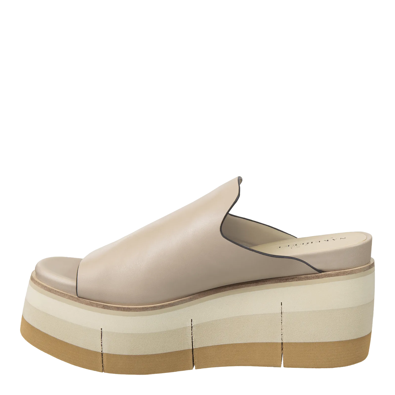 FLOW in BEIGE Platform Sandals