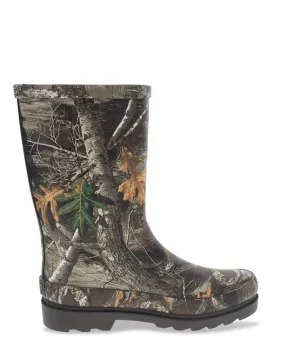 Kids Realtree Camo Tall Rain Boot - Brown