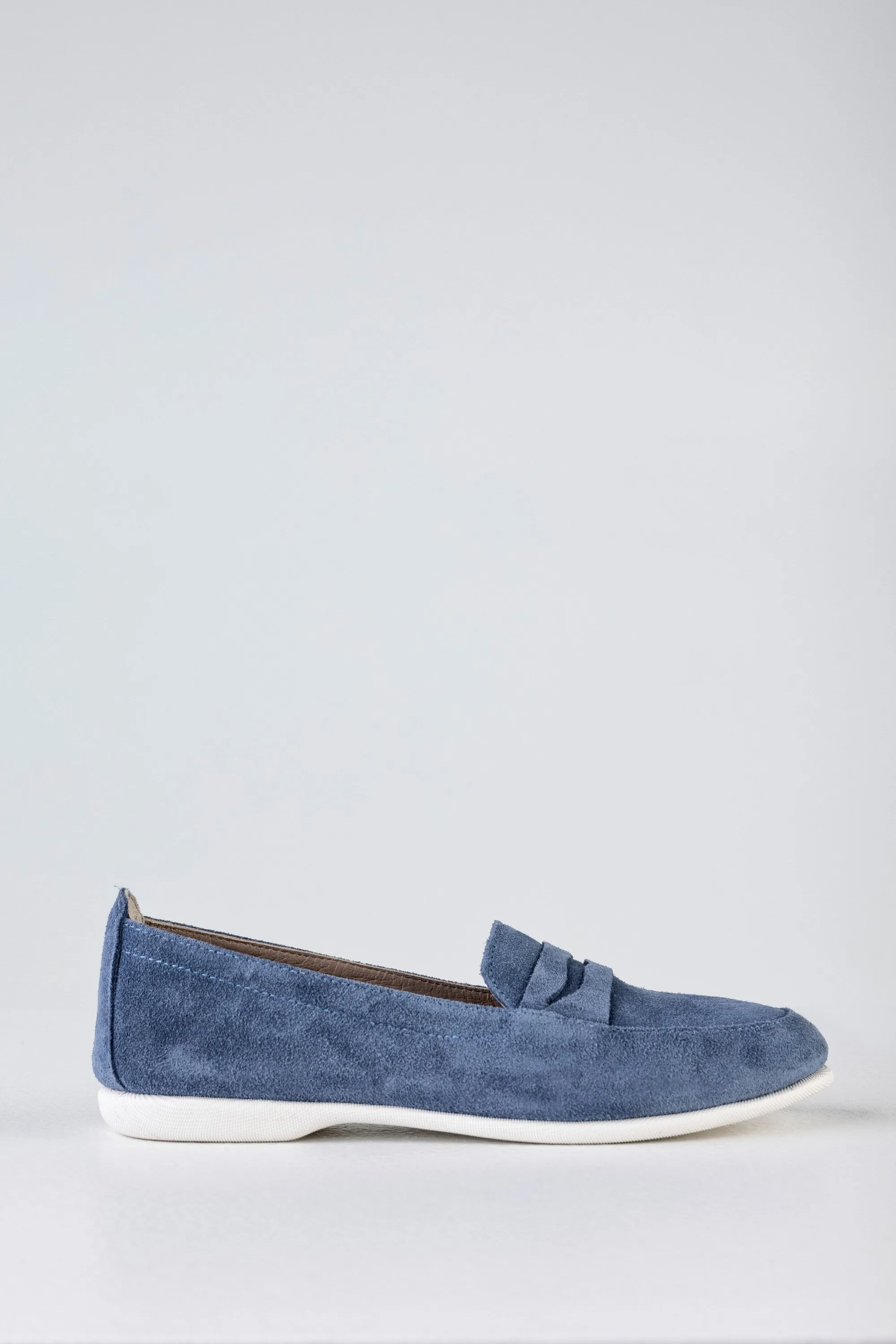 Leather suede loafers