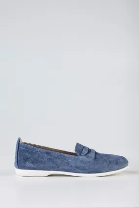Leather suede loafers