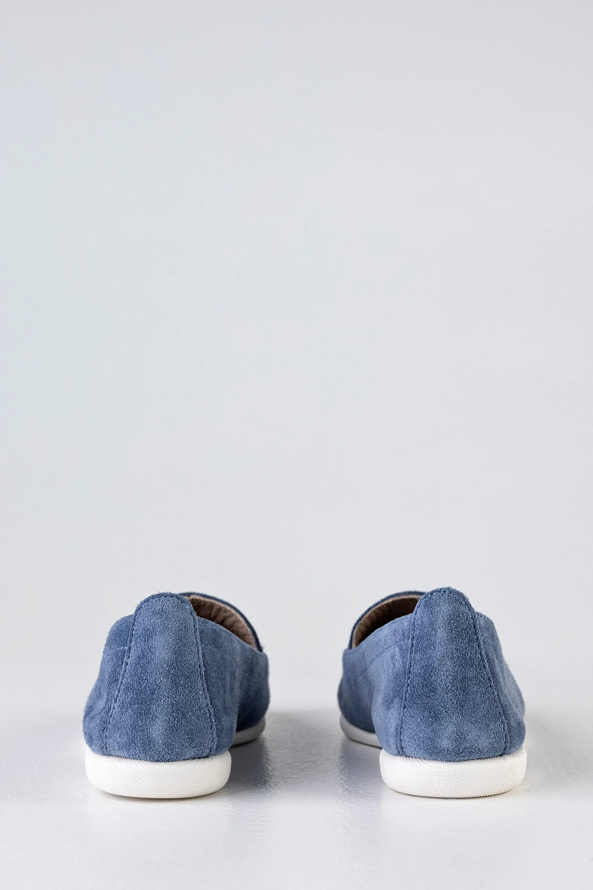 Leather suede loafers