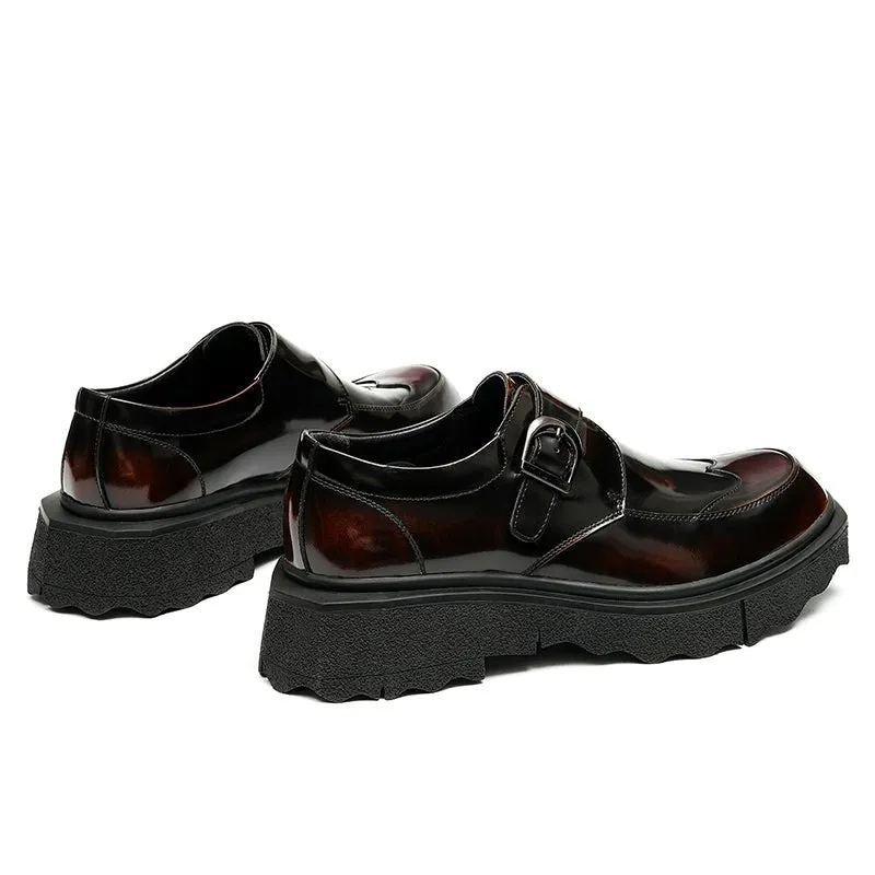 Luxalon Leather Monk Straps