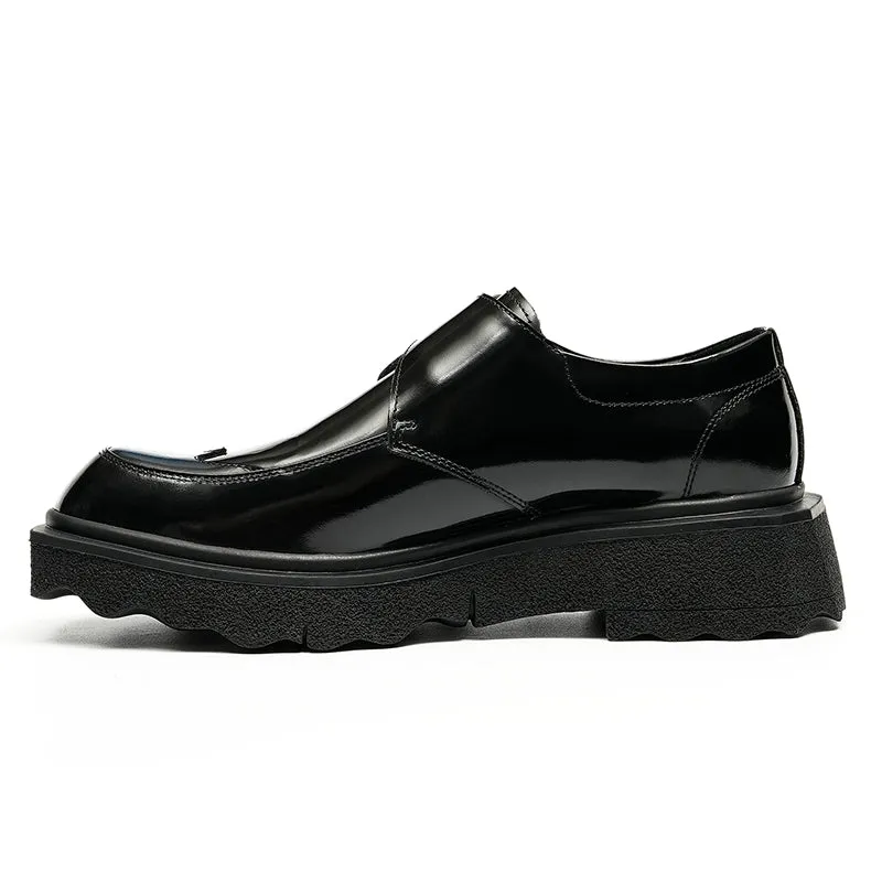 Luxalon Leather Monk Straps