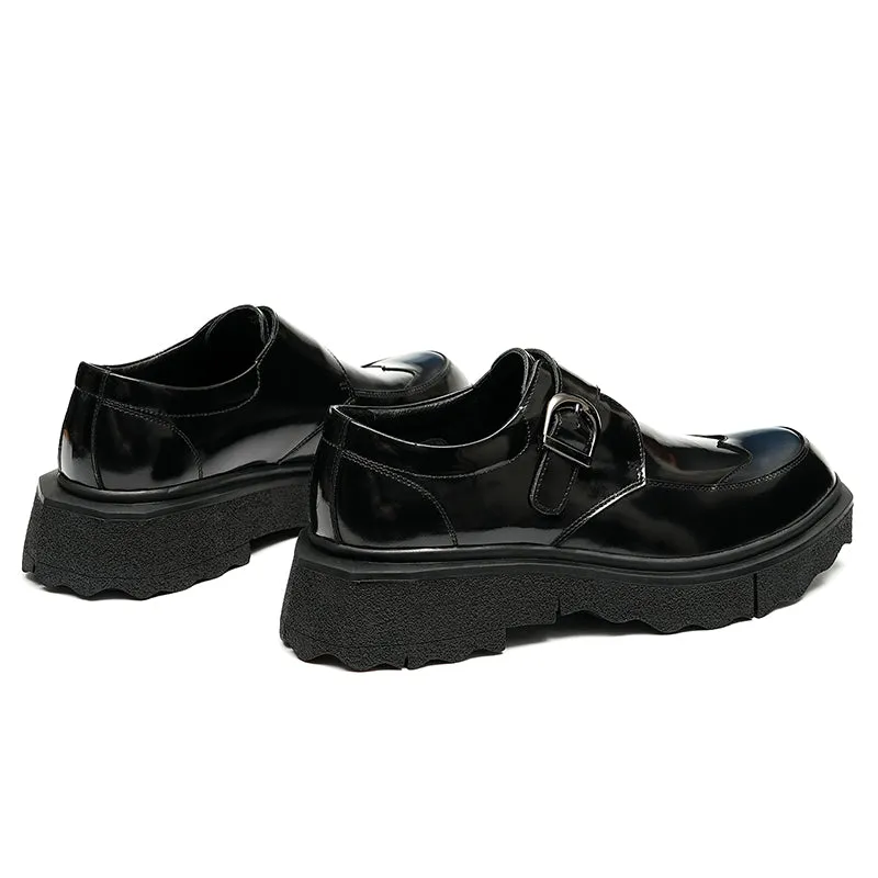 Luxalon Leather Monk Straps