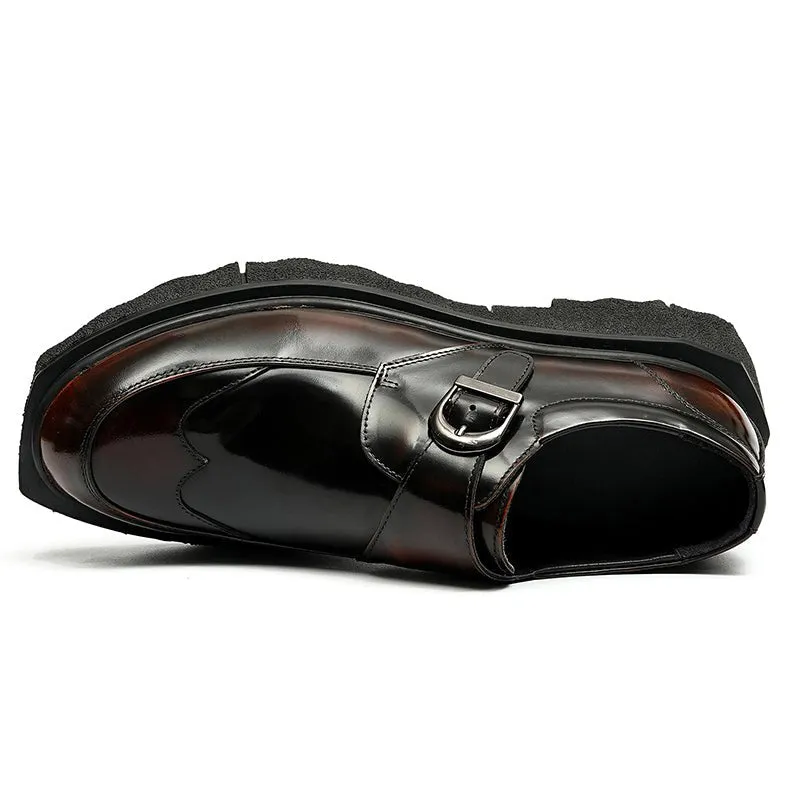 Luxalon Leather Monk Straps