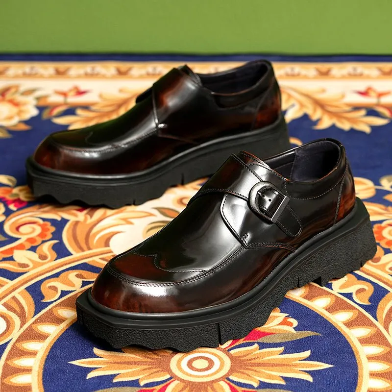 Luxalon Leather Monk Straps
