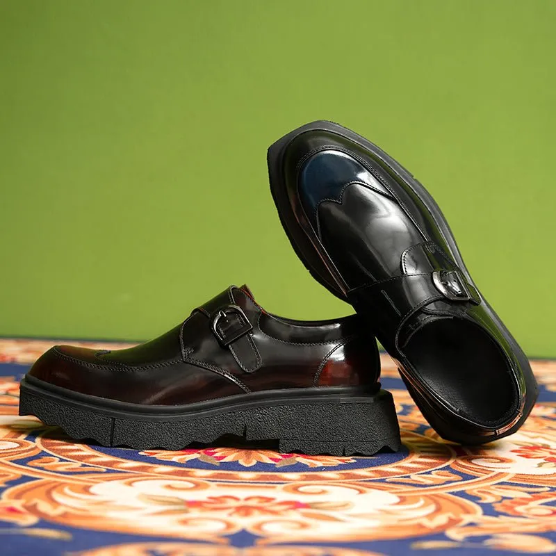 Luxalon Leather Monk Straps
