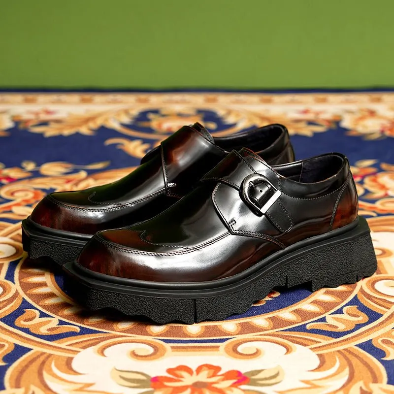 Luxalon Leather Monk Straps