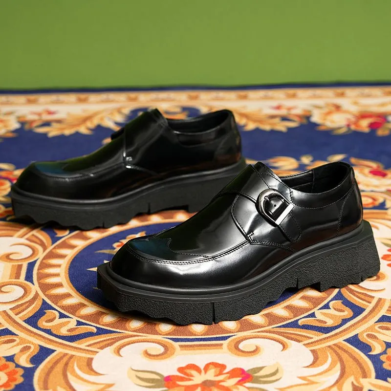 Luxalon Leather Monk Straps