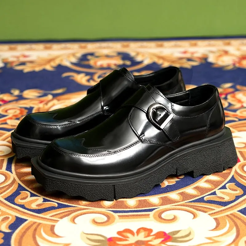 Luxalon Leather Monk Straps