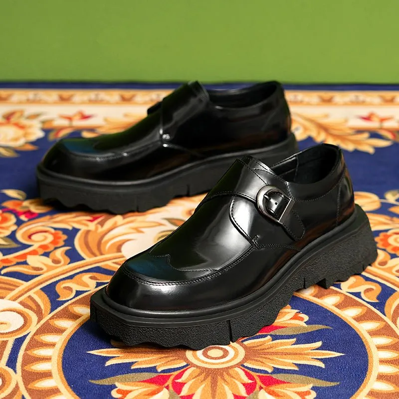Luxalon Leather Monk Straps