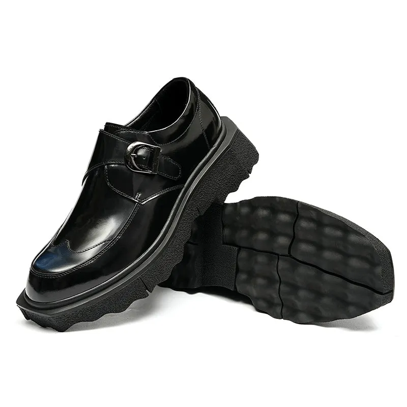 Luxalon Leather Monk Straps