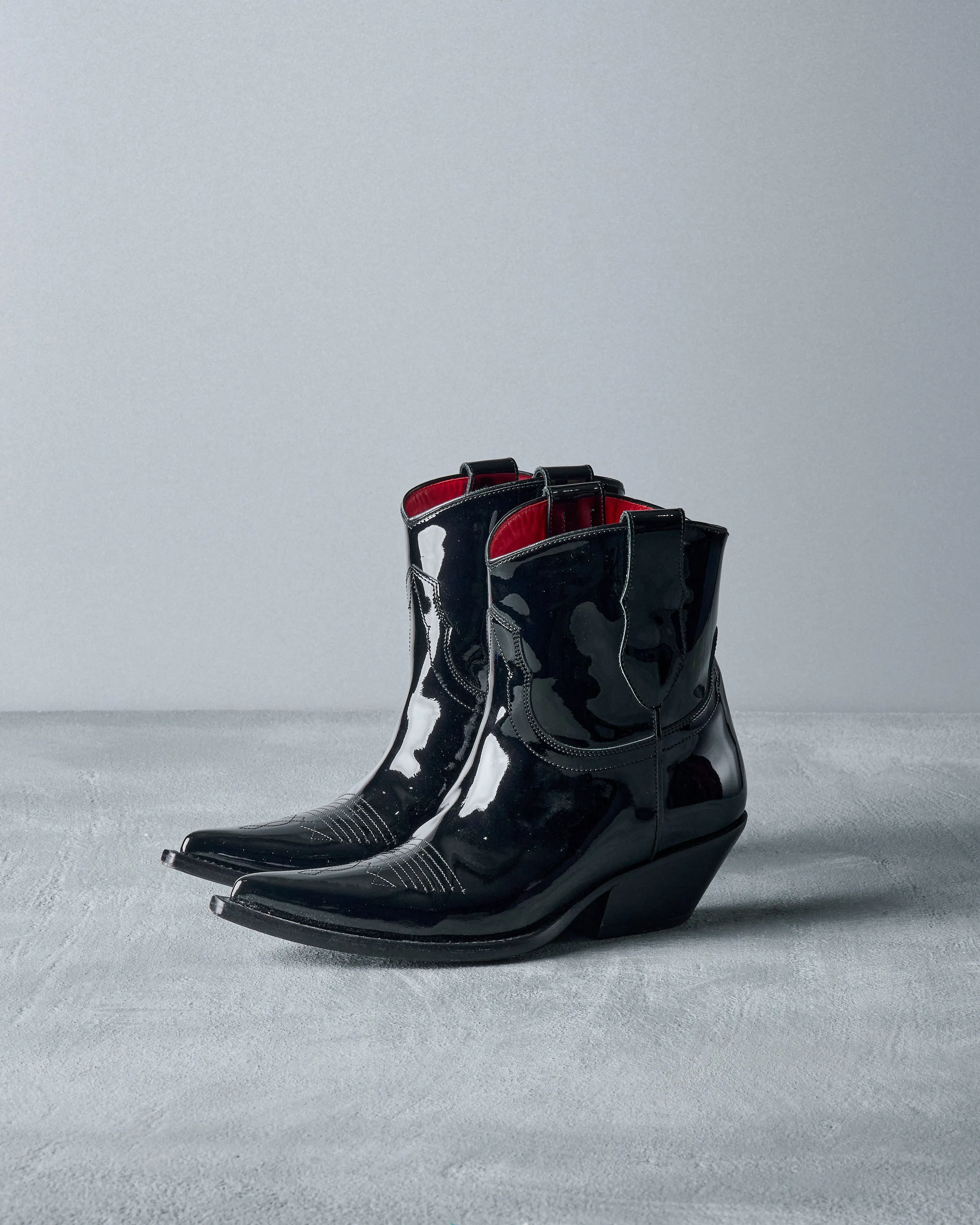 Maison Margiela SS 2019 Patent leather cowboy boots