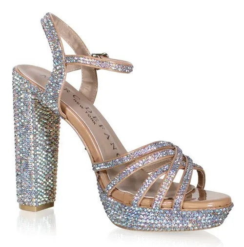 Marc Defang JENNA AB CRYSTALS 5" Platform Pageant Heel Prom Shoes