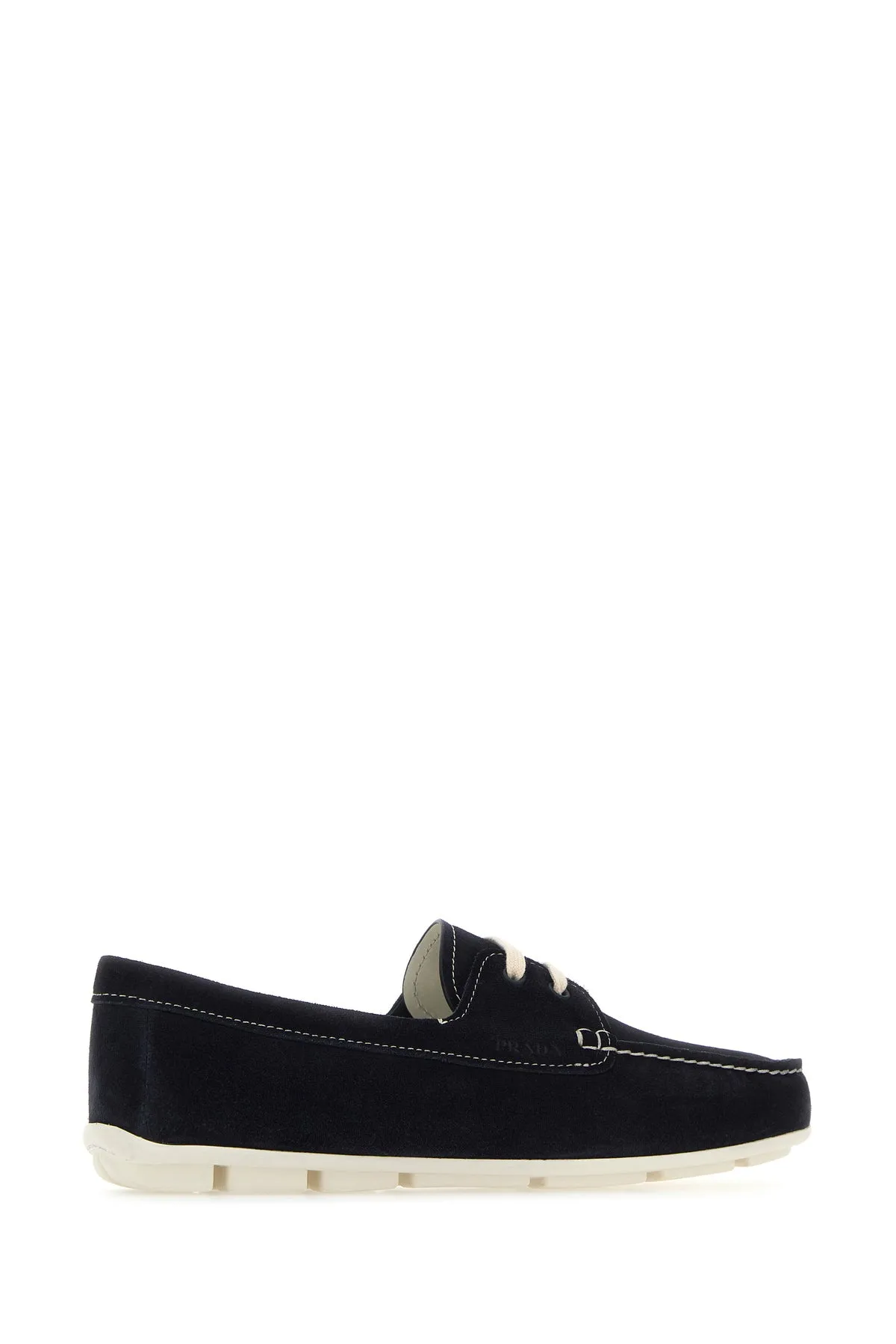 Midnight blue suede Driver loafers