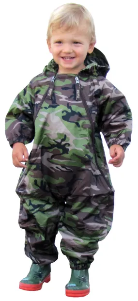 Muddy Budd Waterproof Coveralls - Camo