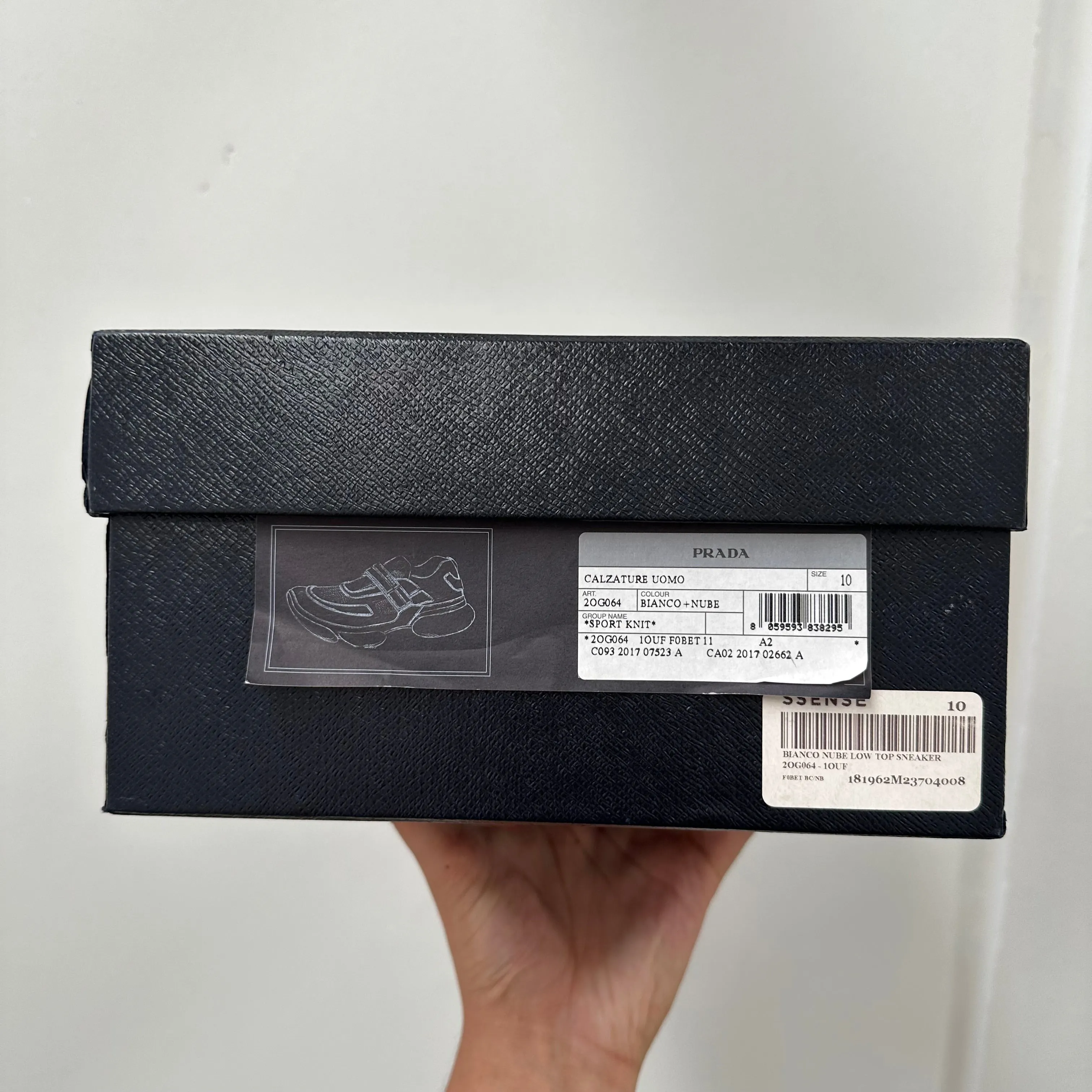Prada Cloudbust Sneakers White (fits US11.5-12)