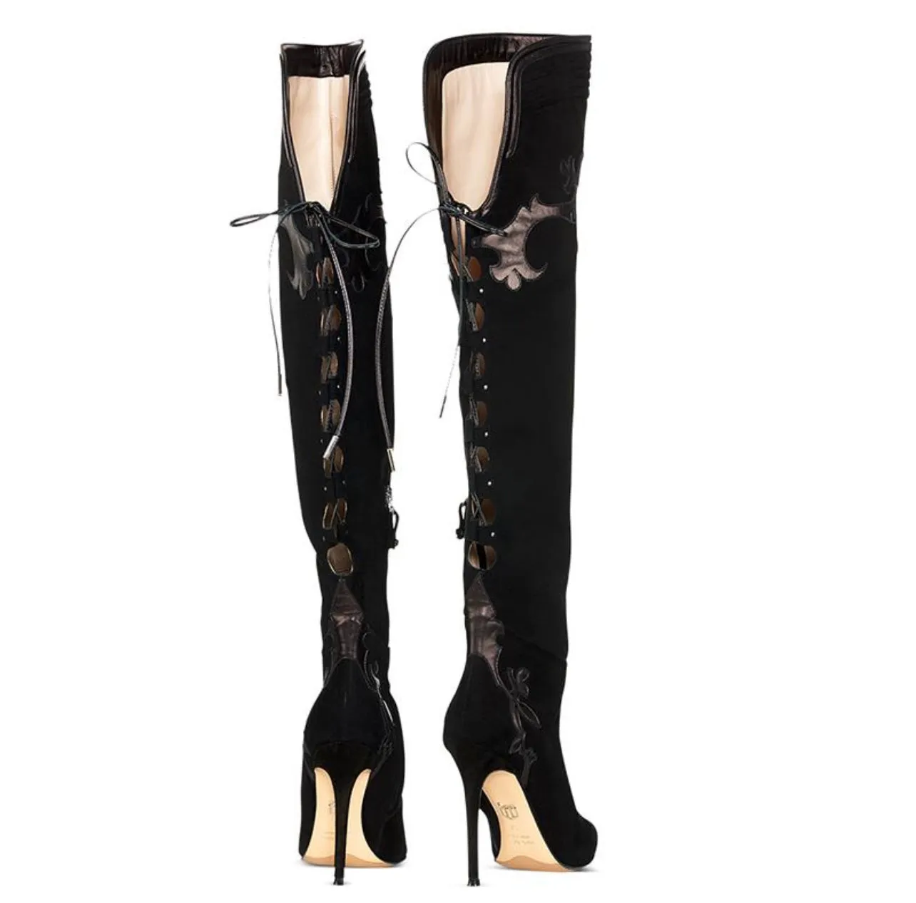 Rebecca Björnsdotter Nora over the knee suede boot