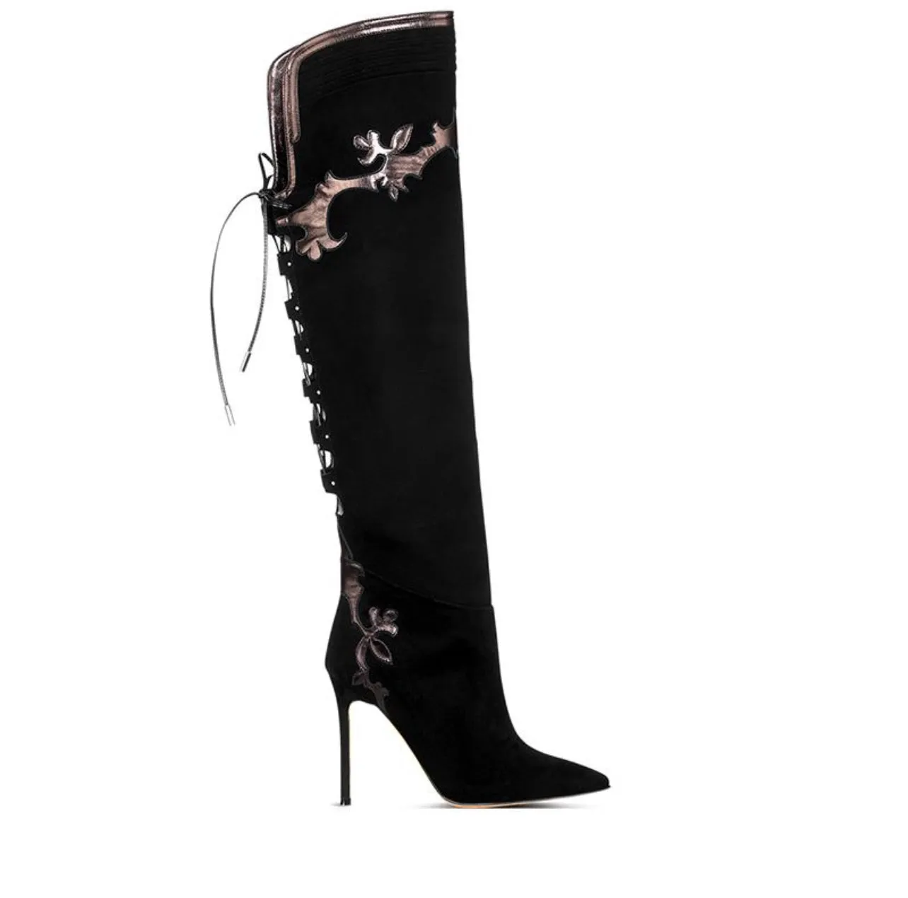 Rebecca Björnsdotter Nora over the knee suede boot