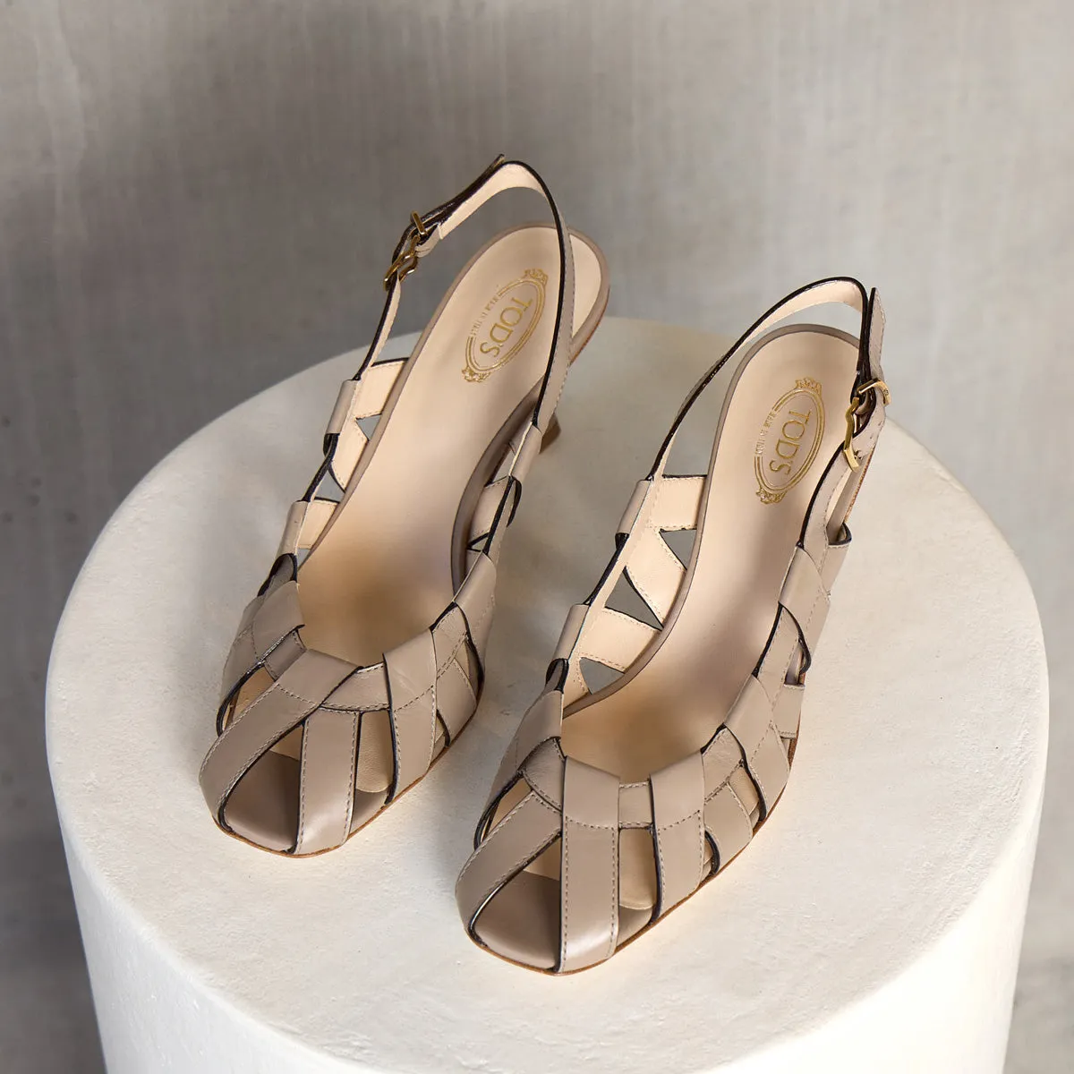 Runway Strappy Mid Heels