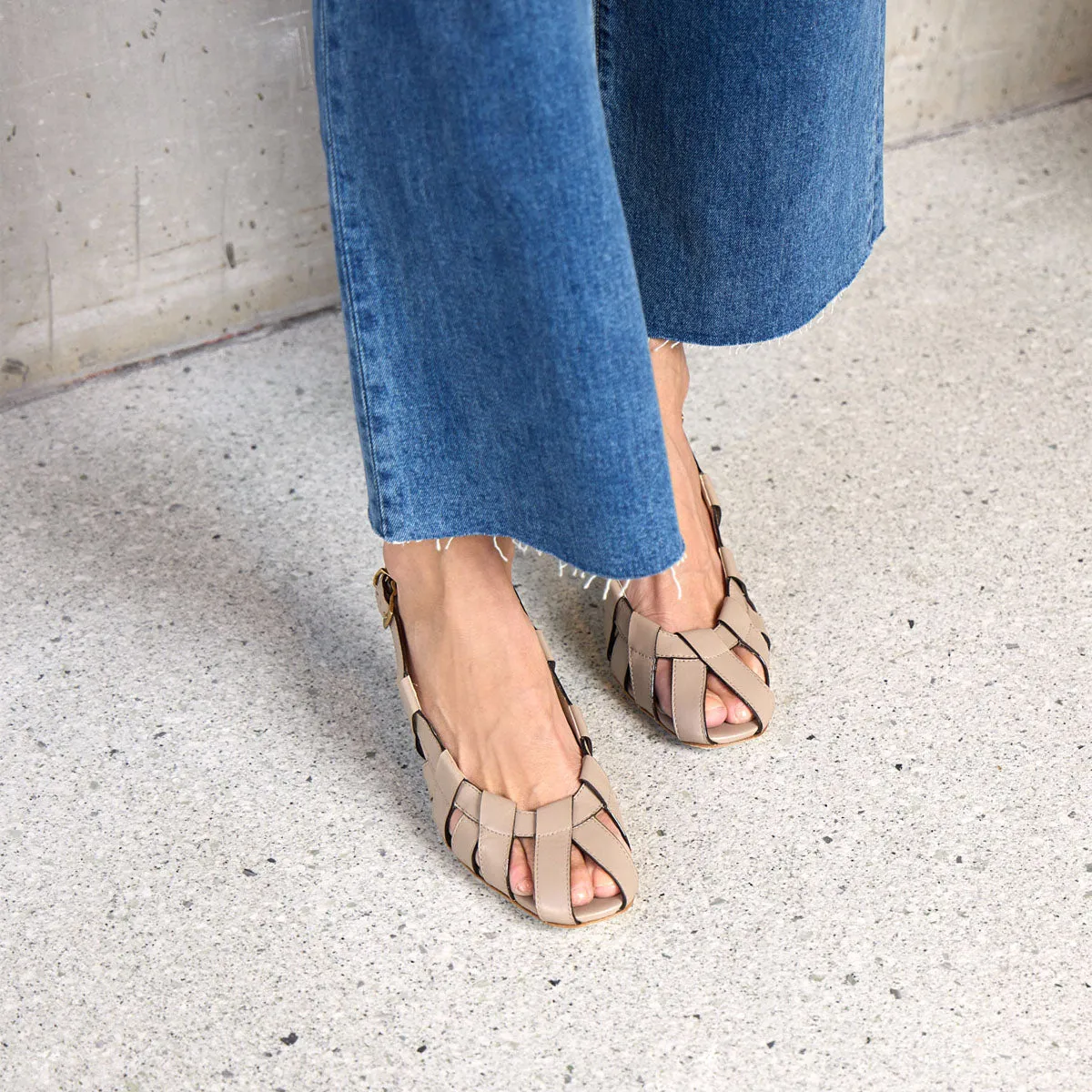 Runway Strappy Mid Heels