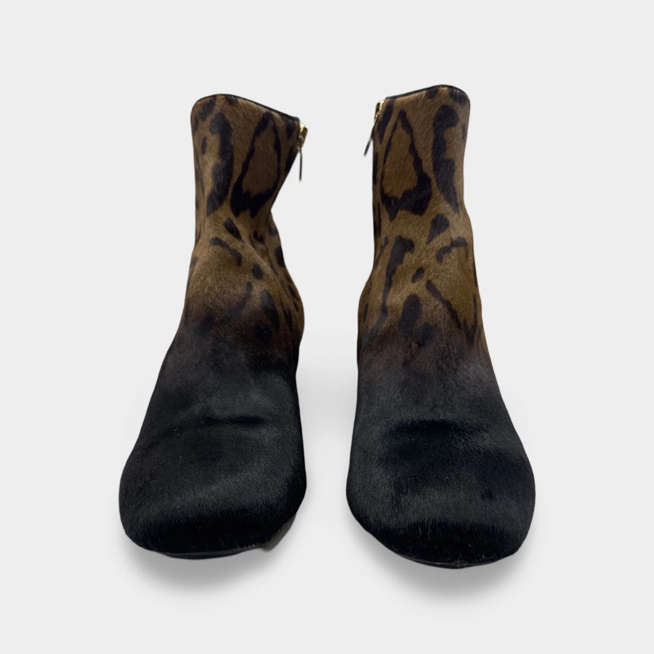 Salvatore Ferragamo Leopard Print Ankle Boots