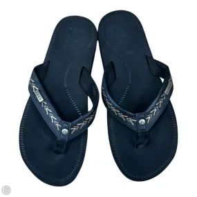 Sandals Flip Flops By Reef In Black, Size: 6